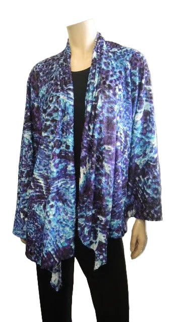 Lorissa Velour Burn Out Jacket (size 30)
