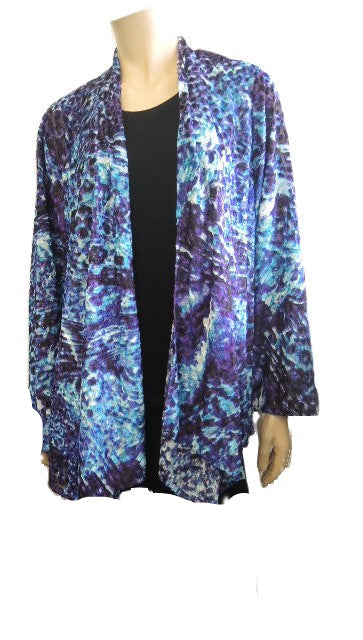 Lorissa Velour Burn Out Jacket (size 30)