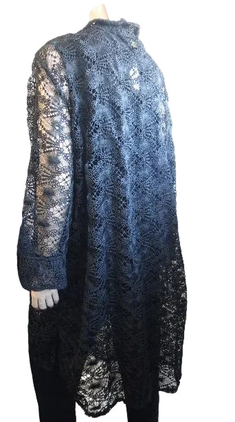 LS Collection Long Line Lace Jacket