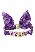 LSU Tigers Bandana Slider Bracelet