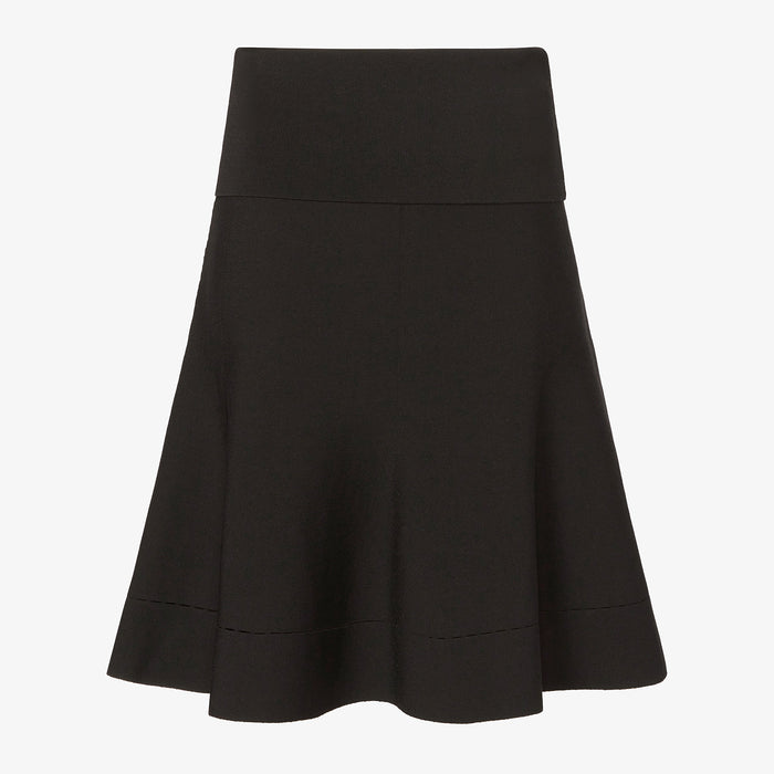 Packshot image of the luca skirt in black