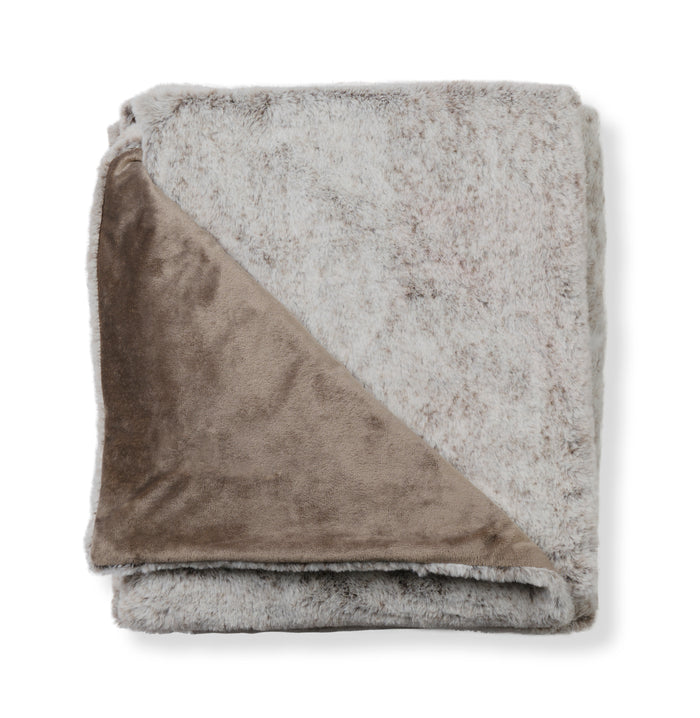 Luxe Faux Fur Throw Blanket