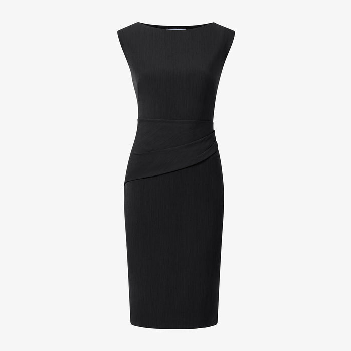 packshot image of the maisie dress in black