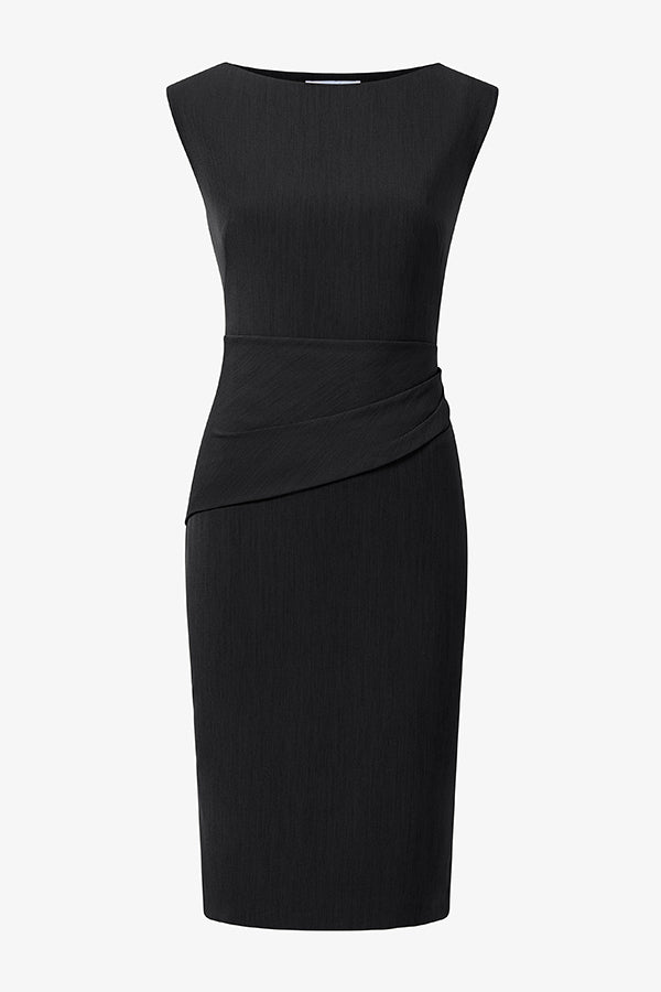 packshot image of the maisie dress in black | Exclude