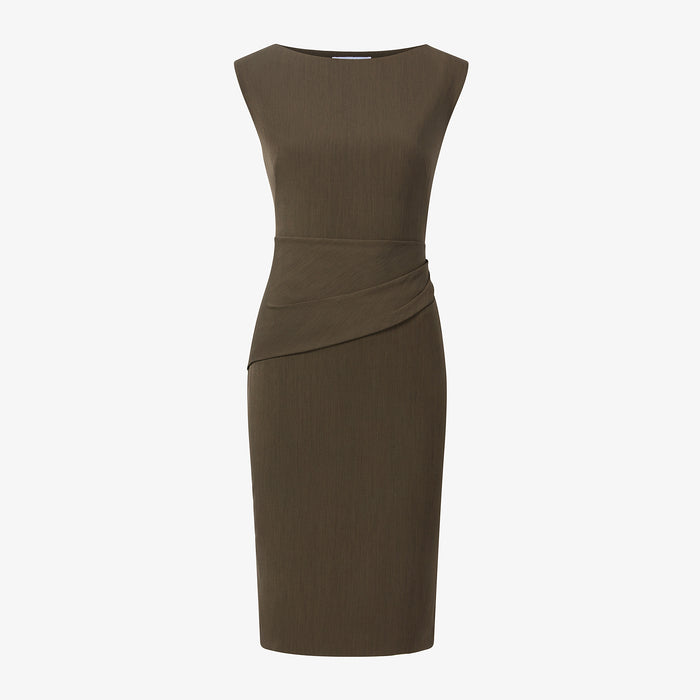Packshot image of the Maisie Dress in Kale
