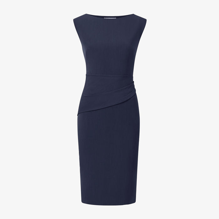 Packshot image of the maisie dress in midnight | Still