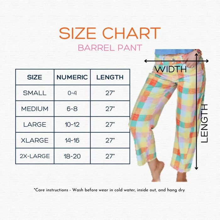 Mardi Gras Polka Dot Barrel Pants