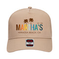 Martha's Retro Palms Cap -Khaki