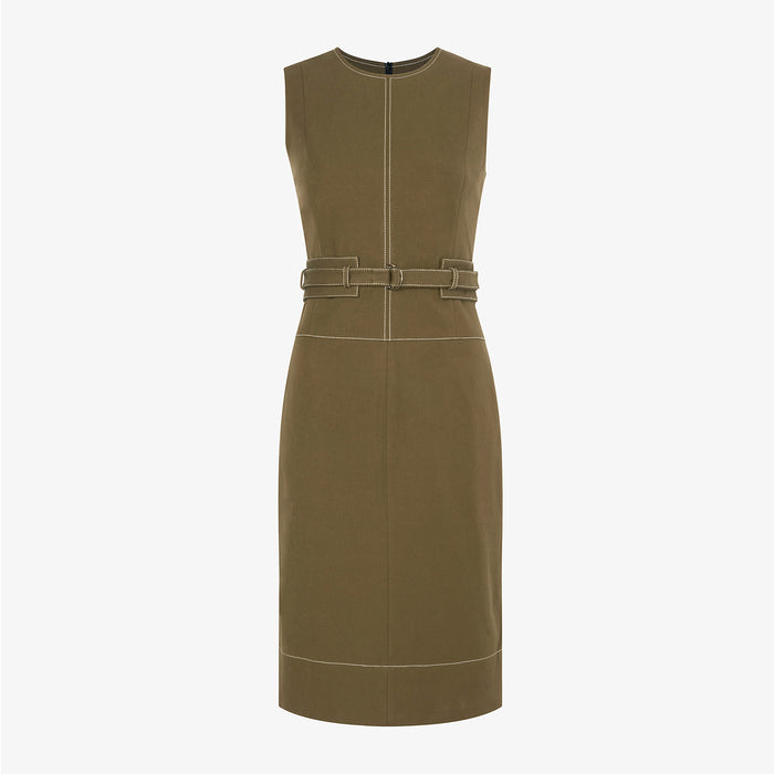 packshot image of the maude dress in oregano