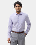 Mauve Non Iron Textured Shirt - Elon