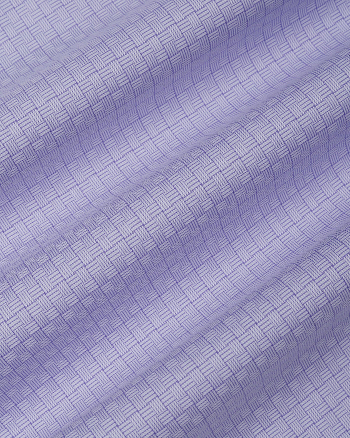 Mauve Non Iron Textured Shirt - Elon