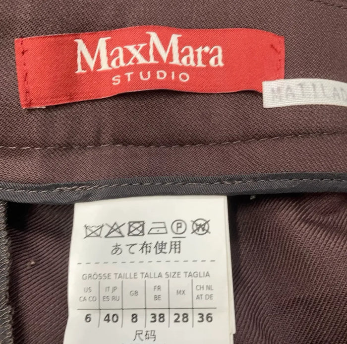 Max Mara-ullkostymbyxor