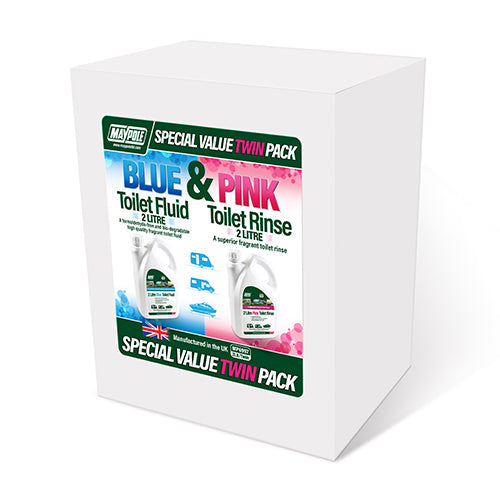 Maypole Twin 2l Superior Toilet Fluid & Rinse