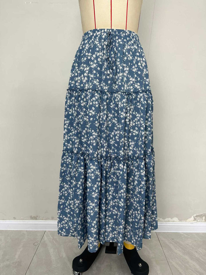 Meadow Breeze Tiered Maxi Skirt