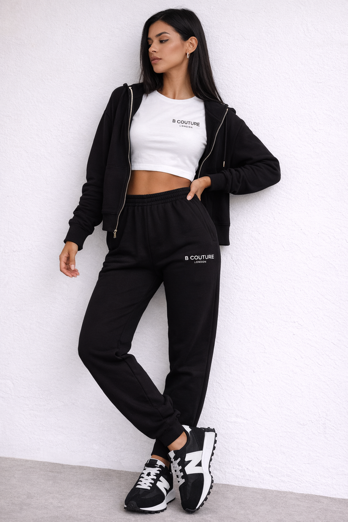 Melia 3-Pack Fleece Joggers - Black/Grey/Beige