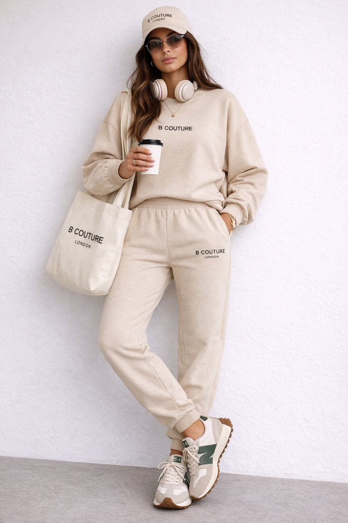 Melia 3-Pack Fleece Joggers - Black/Grey/Beige