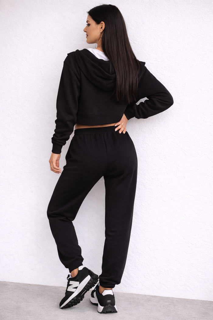 Melia 3-Pack Fleece Joggers - Black/Grey/Beige