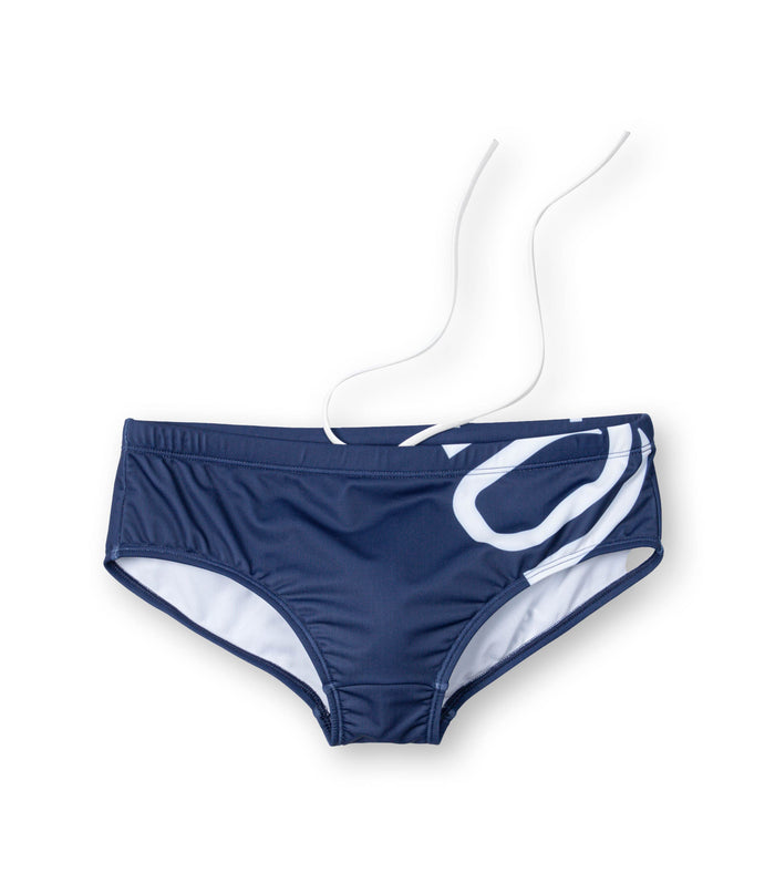 men's brief big logo/royal - deboer swim
