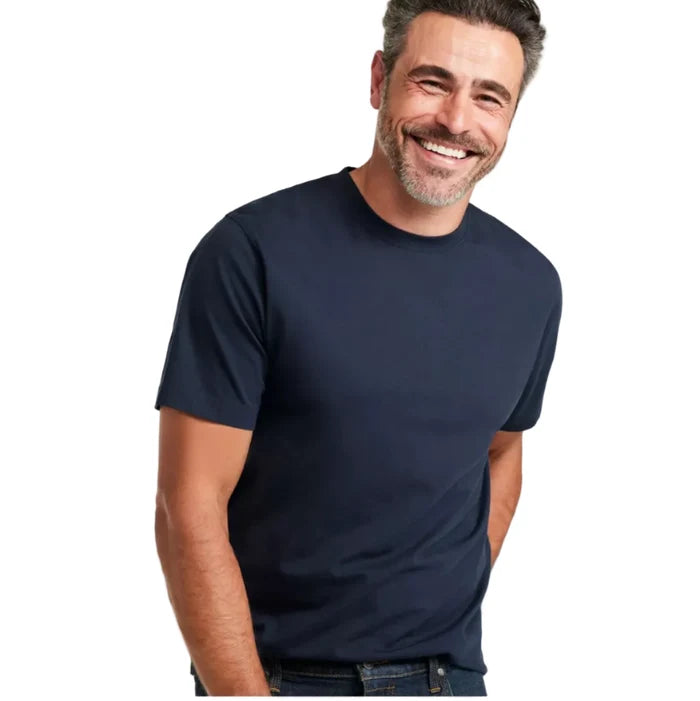 Men's Carefree Unshrinkable Tee, Traditional Fit Short-Sleeve