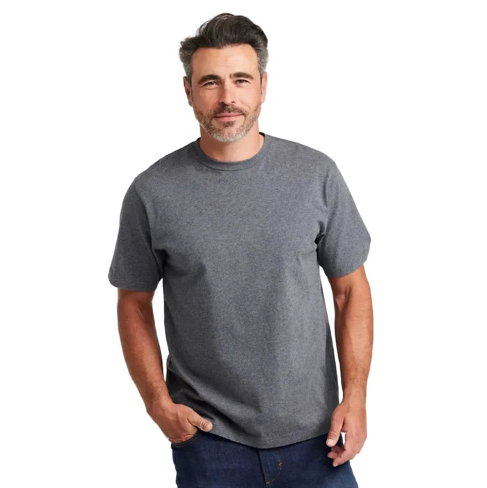 Men's Carefree Unshrinkable Tee, Traditional Fit Short-Sleeve