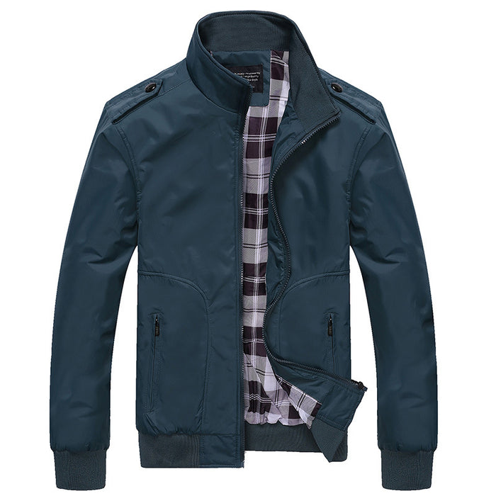 Mens Jackets Spring Autumn Casual Coats - foxberryparkproducts