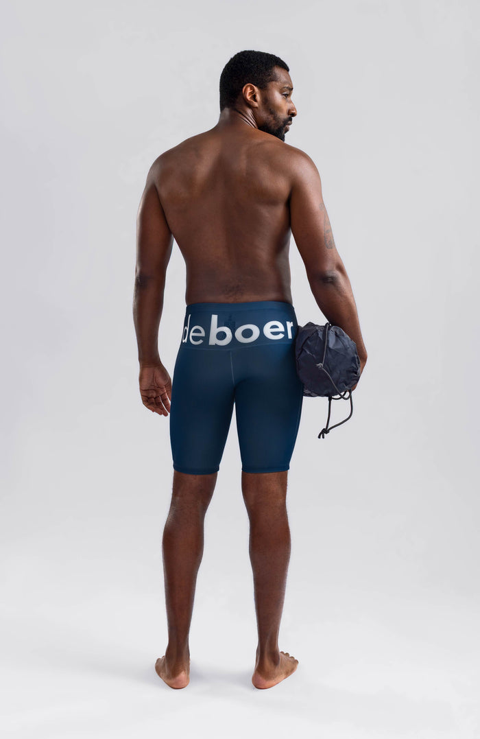 men's jammer big logo/royal - deboer swim