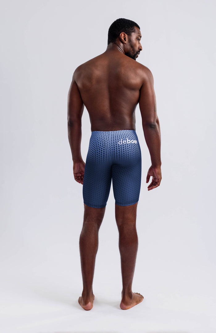 men's jammer hexskin/blue - deboer swim