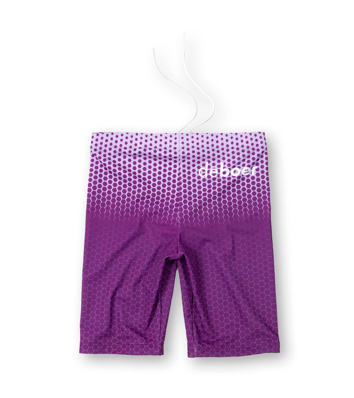 men's jammer hexskin/purple - deboer swim