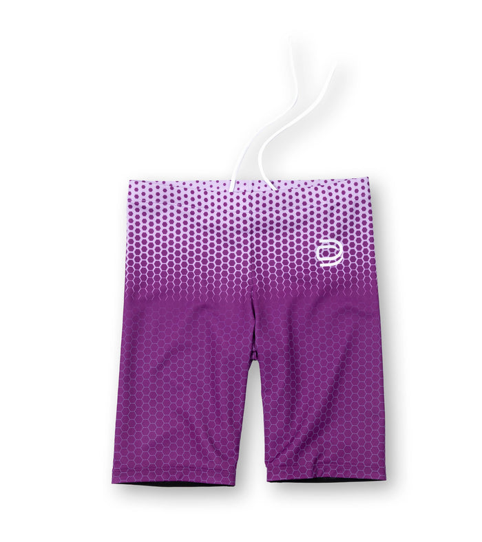 men's jammer hexskin/purple - deboer swim