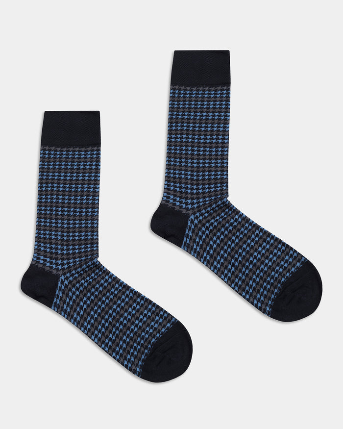 Mercerised Cotton Crew Length Socks Pack of 3 - Waltraud