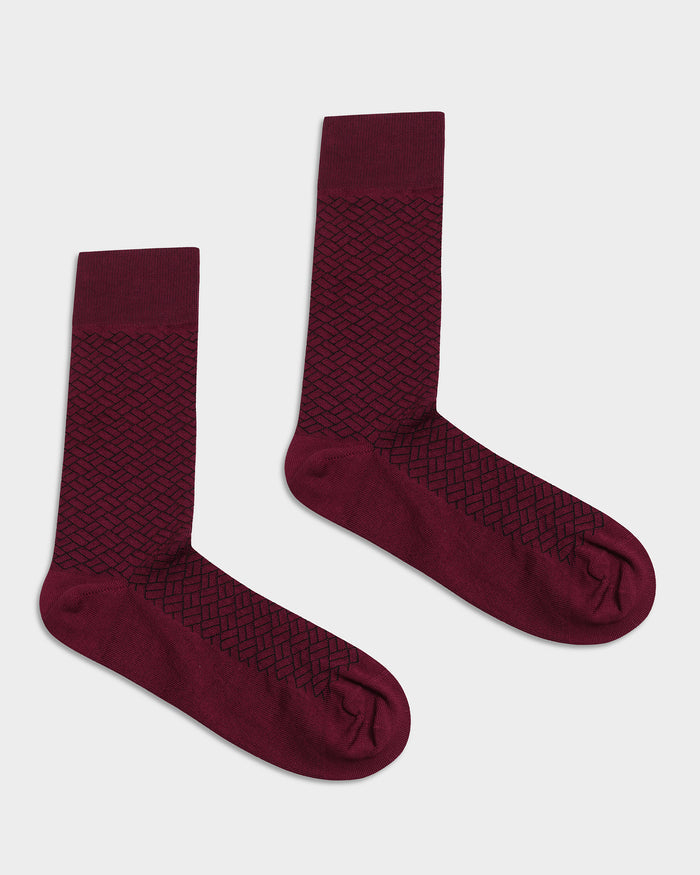 Mercerised Cotton Crew Length Socks Pack of 3 - Wiebke