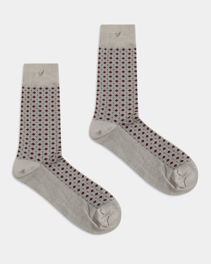 Mercerised Cotton Crew Length Socks Pack of 3 - Wieslawa