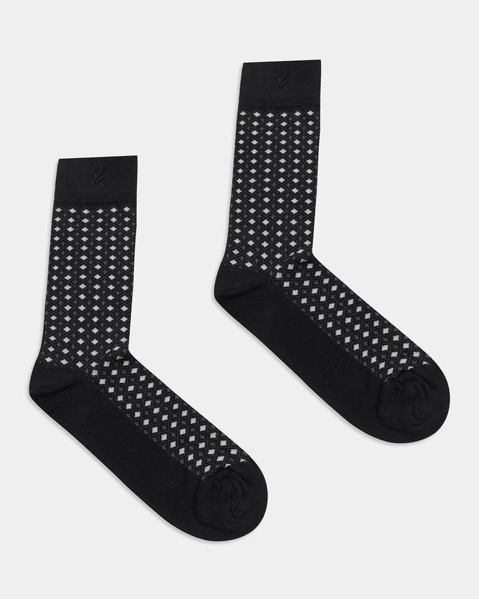 Mercerised Cotton Crew Length Socks Pack of 3 - Wieslawa