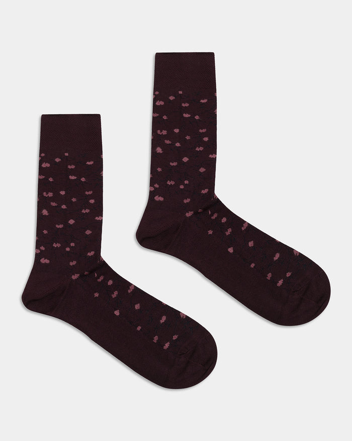 Mercerised Cotton Crew Length Socks Pack of 3 - Wim