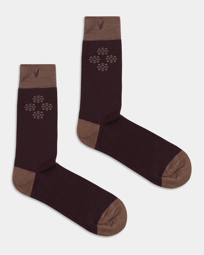 Mercerised Cotton Crew Length Socks Pack of 3 - Wodow
