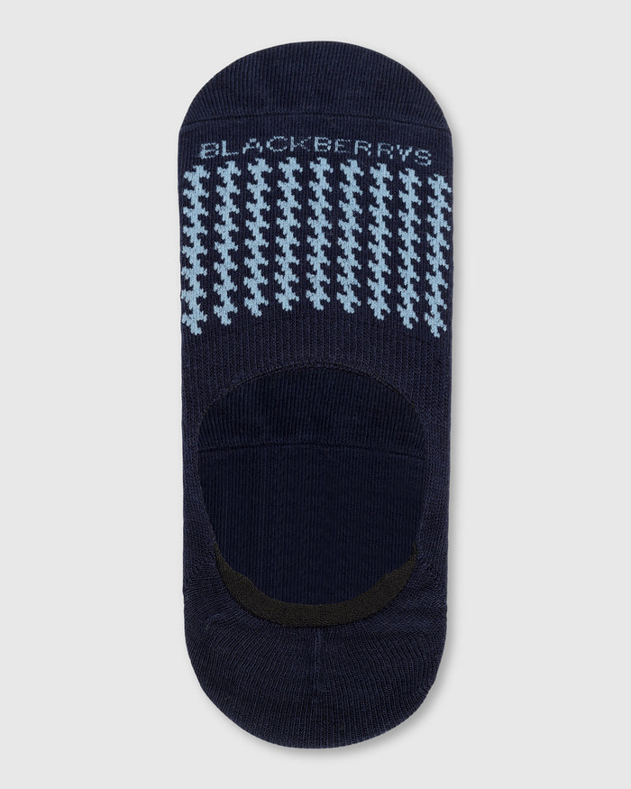 Mercerised Cotton Sneaker Socks Pack of 3 - Ware
