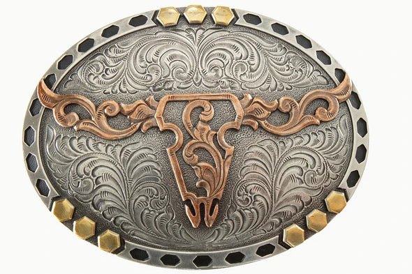 M&F Western Longhorn Buckle