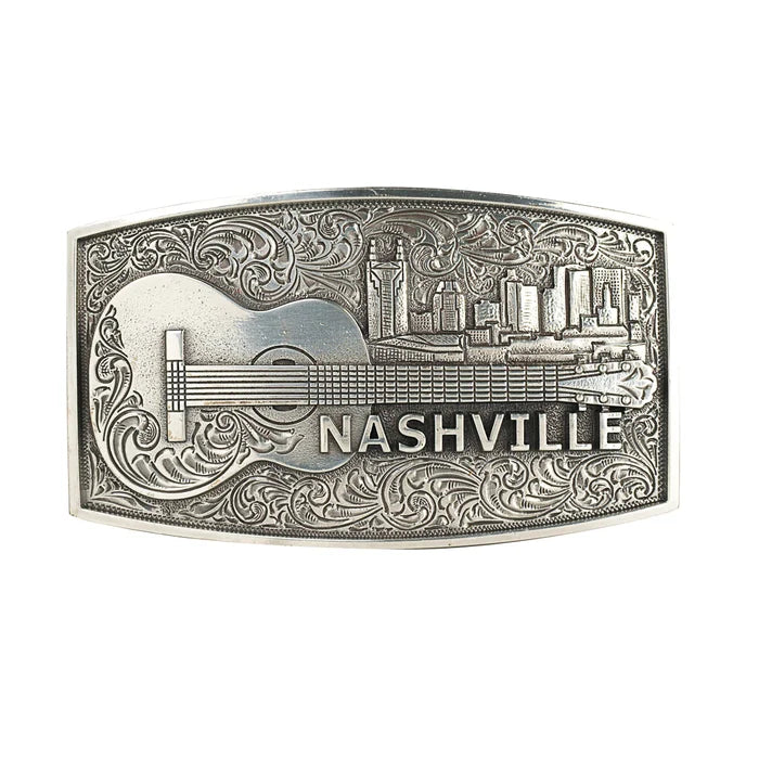 M&F Western Nashville City Guitar Buckle
