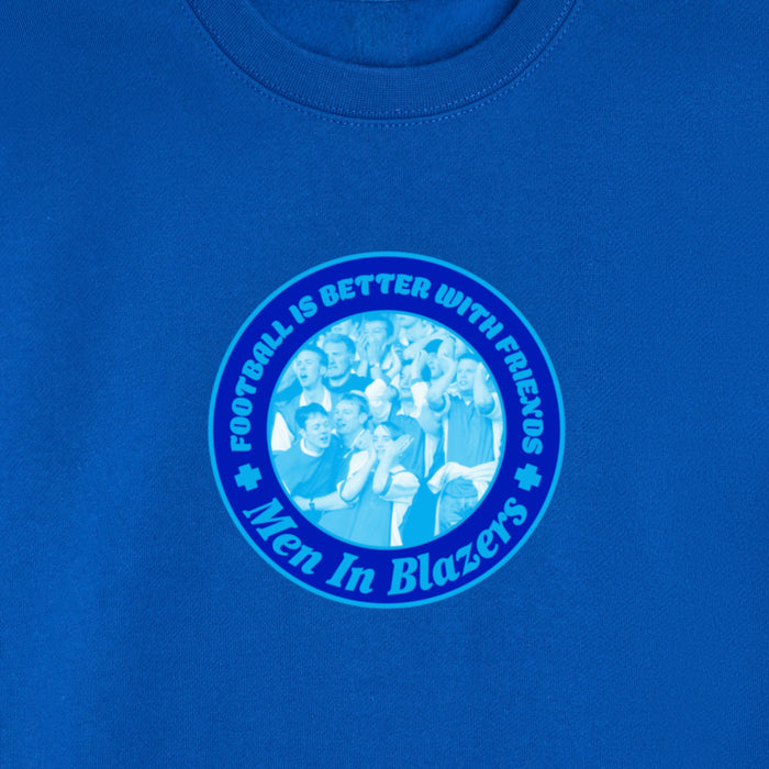 MiB Football is Better With Friends Crewneck Sweatshirt