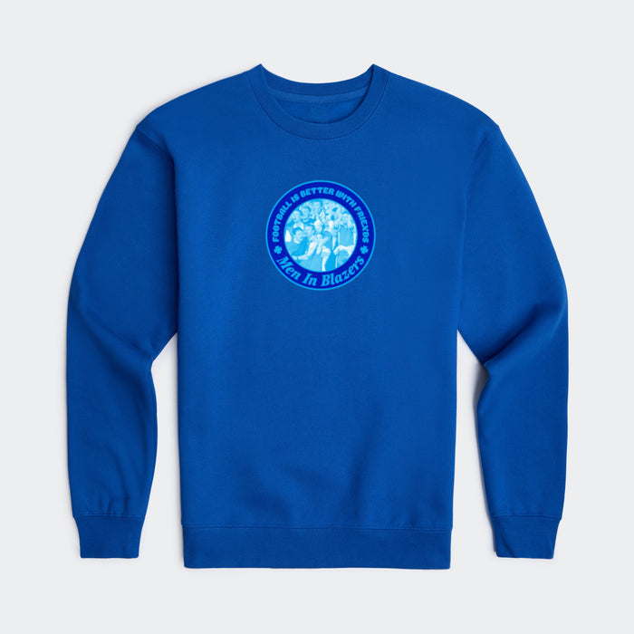 MiB Football is Better With Friends Crewneck Sweatshirt