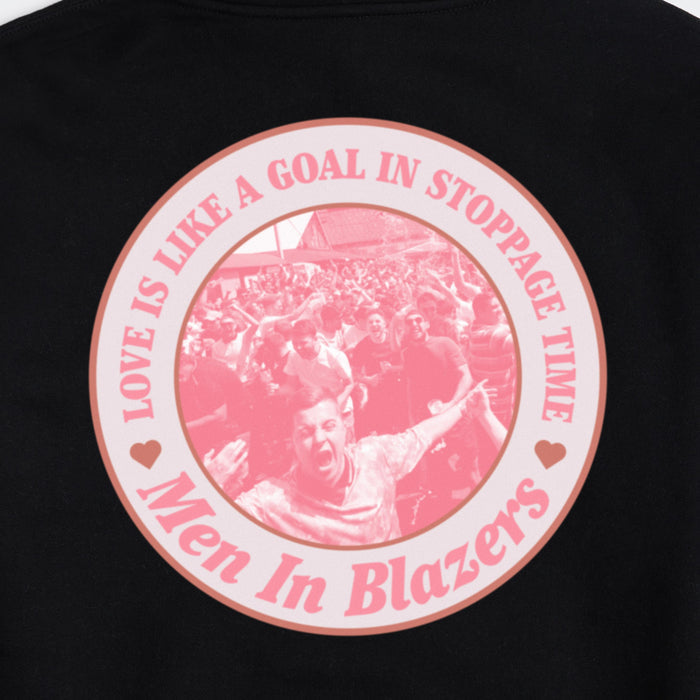 MiB Love Is Like A Goal In Stoppage Time Crest Hoodie
