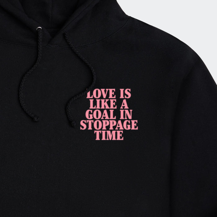 MiB Love Is Like A Goal In Stoppage Time Crest Hoodie