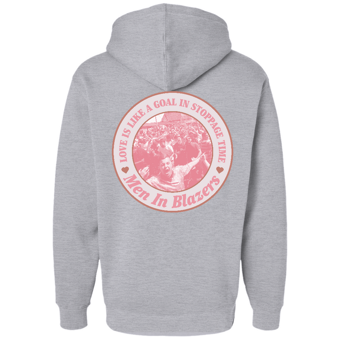 MiB Love Is Like A Goal In Stoppage Time Crest Hoodie