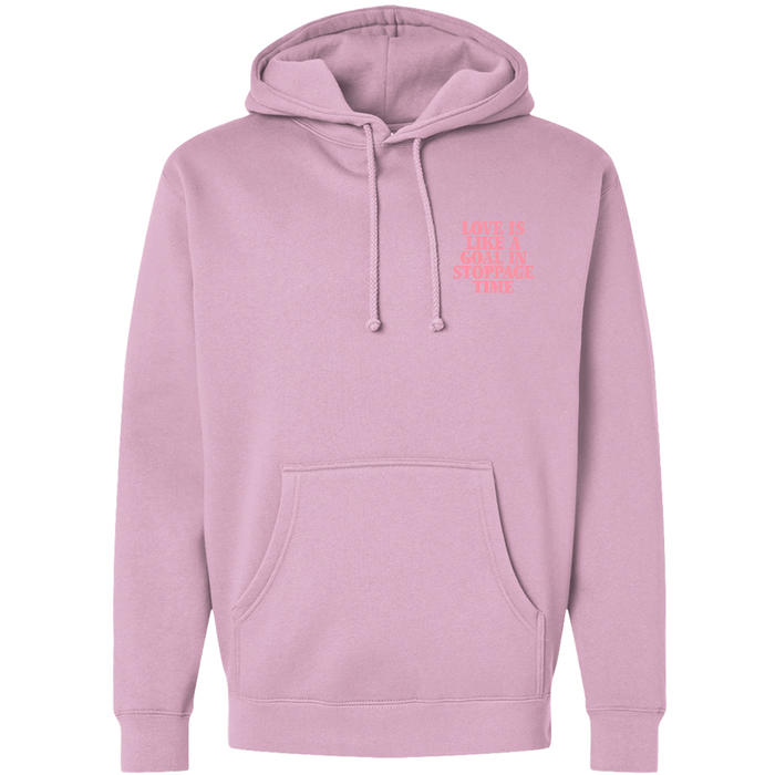 MiB Love Is Like A Goal In Stoppage Time Crest Hoodie