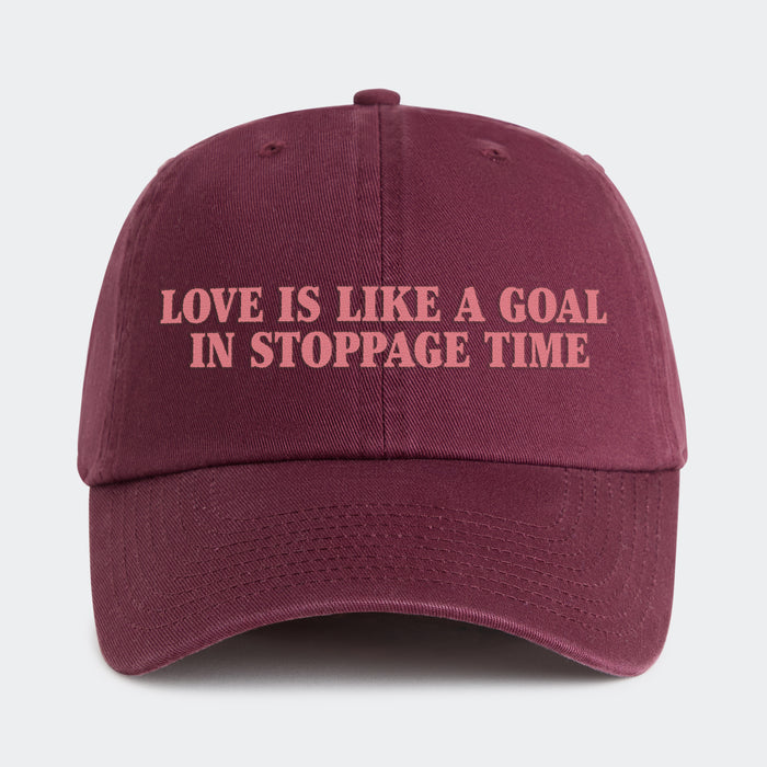 MIB Love Is Like A Goal In Stoppage Time Hat