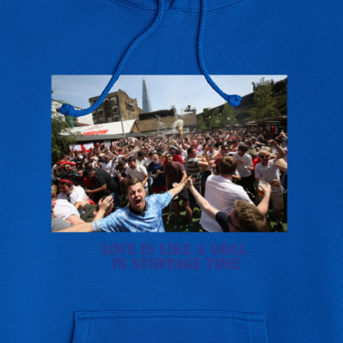 MIB Love Is Like A Goal In Stoppage Time Photo Hoodie