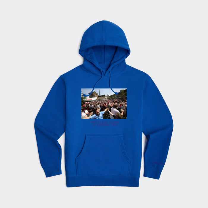 MIB Love Is Like A Goal In Stoppage Time Photo Hoodie