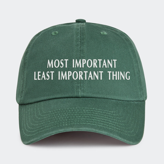 MIB Most Important, Least Important Hat