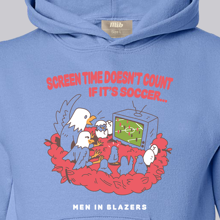MiB Screen Time Doesn't Count Youth Hoodie