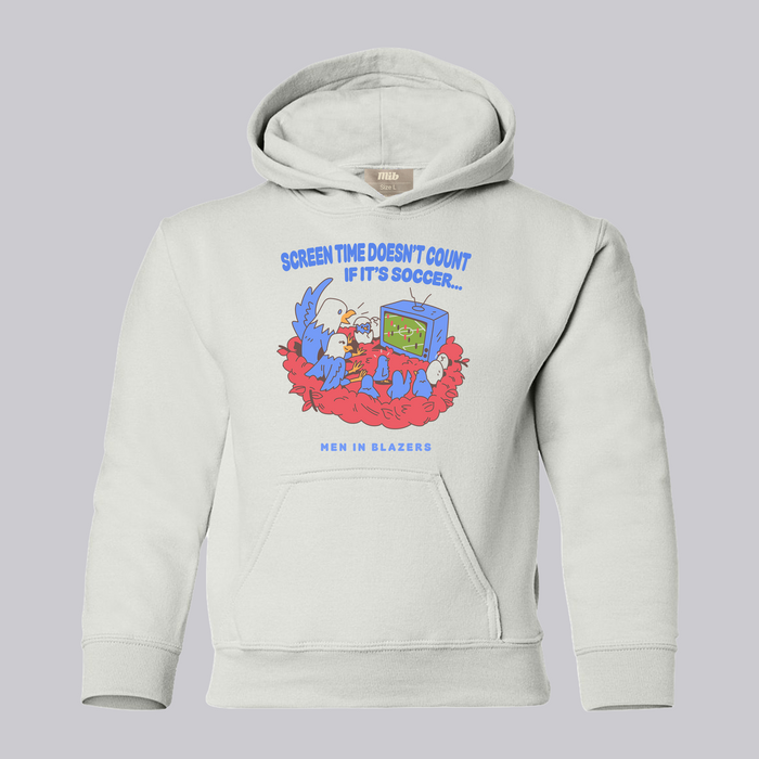 MiB Screen Time Doesn't Count Youth Hoodie